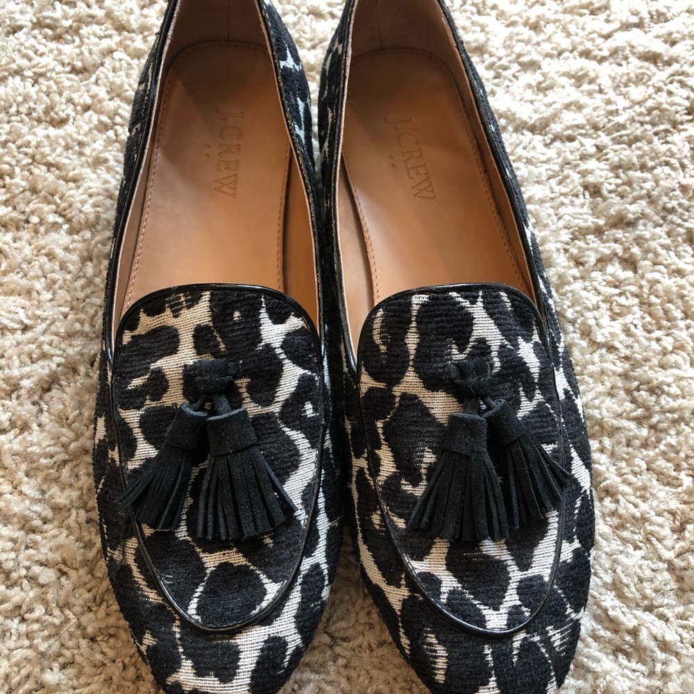 J•Crew Cheetah print loafers